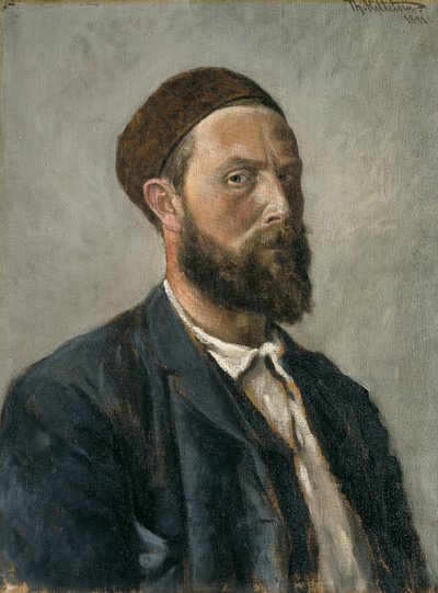 Zelfportret door Theodor Kittelsen